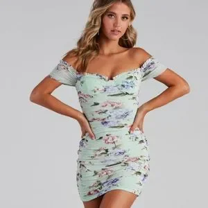 Windsor | Dresses | Mint Green Floral Mini Dress | Poshmark Windsor | Dresses | Mint Green Floral Mini Dress | Poshmark